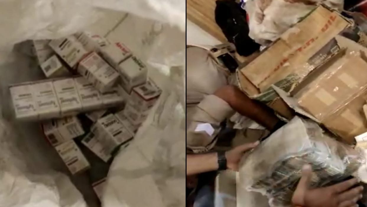 Fake steroids and food supplements recovered in Kankarkheda, huge cash found from the basement