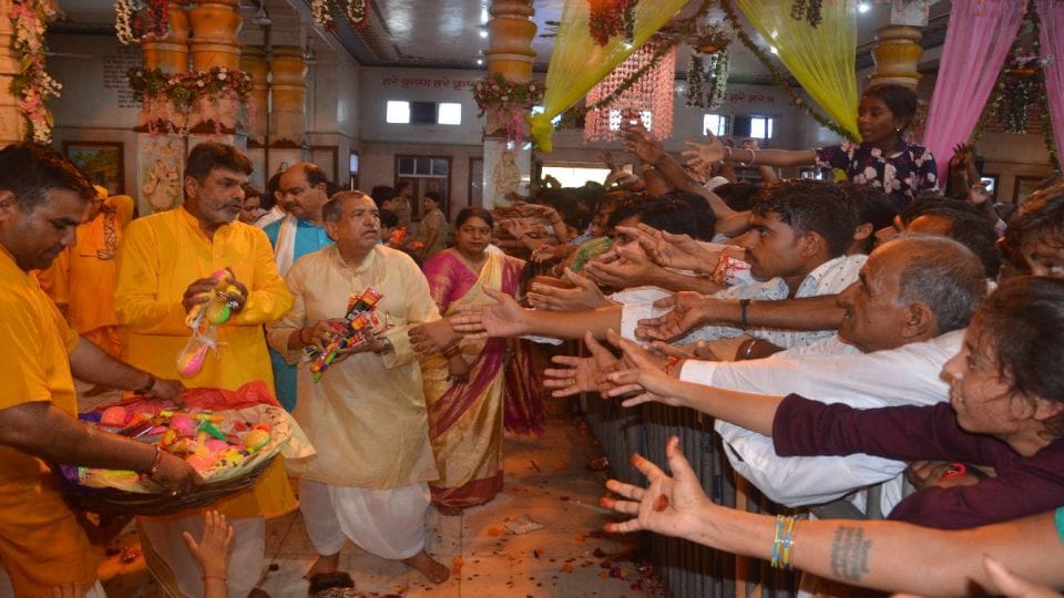 Nandotsav celebrated in Mathura and Vrindavan after Janmashtami