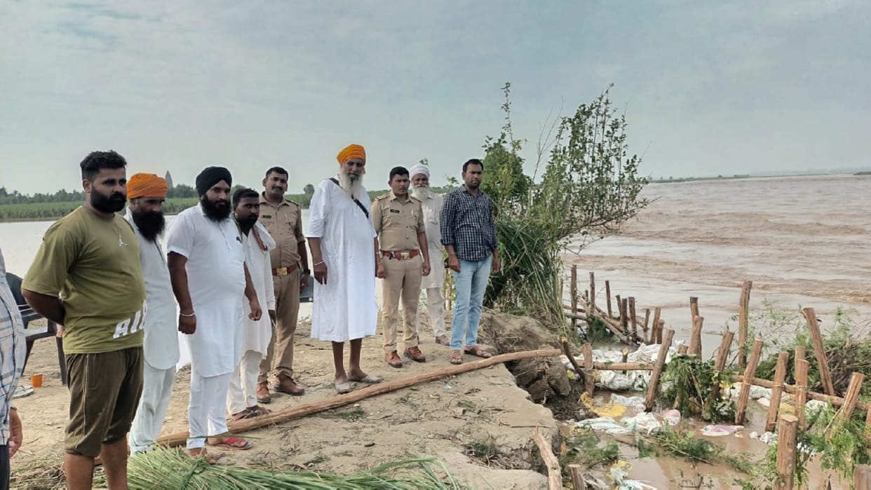 There has been a flood-like situation in Ganges and Malan rivers and many villages are under threat