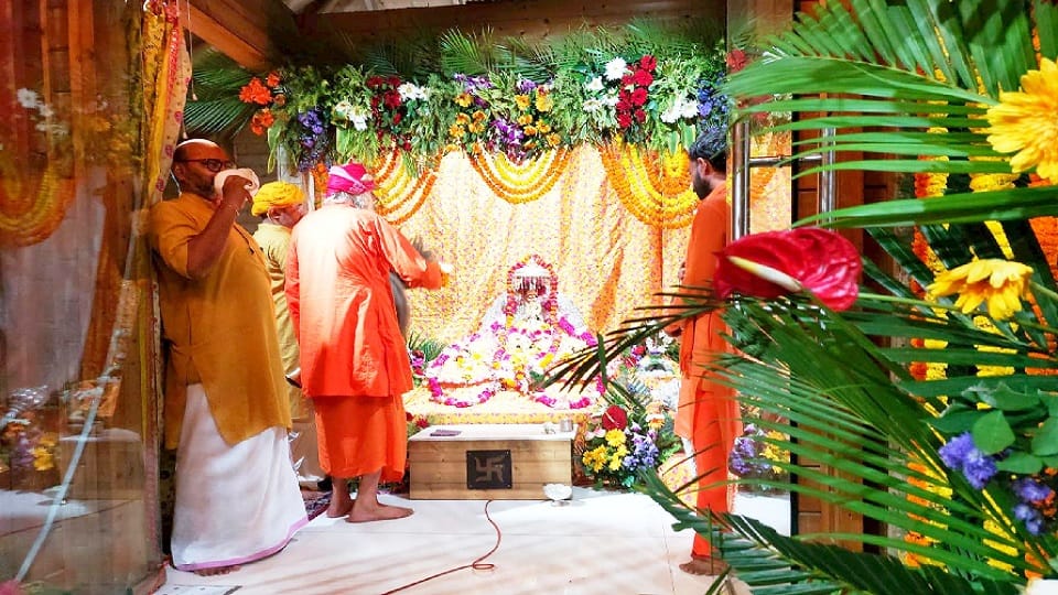 janmashtami celebrated for the first time in rammandir 95 percent work of temple plinth completed