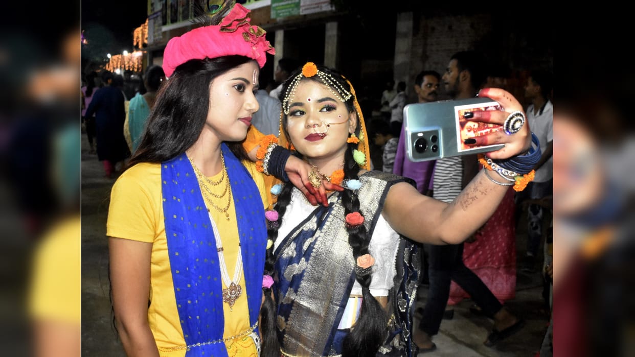 Janmashtami celebration in gorakhpur temple house and jail