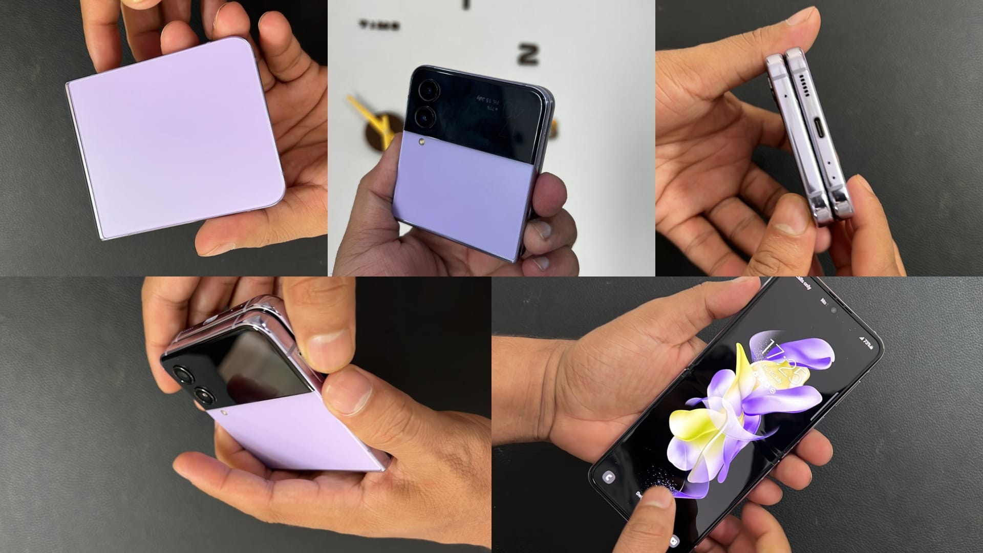 Samsung Galaxy Z Flip 4 Unboxing: डिजाइन Samsung Galaxy Z Flip 4 Unboxing