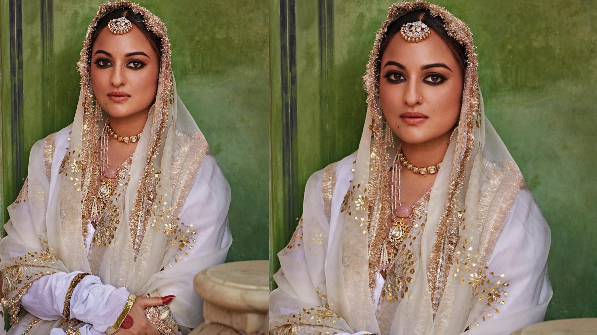 Sonakshi Sinha Festive Look Check out Photos Wearing Beautiful Ethnic Outfit