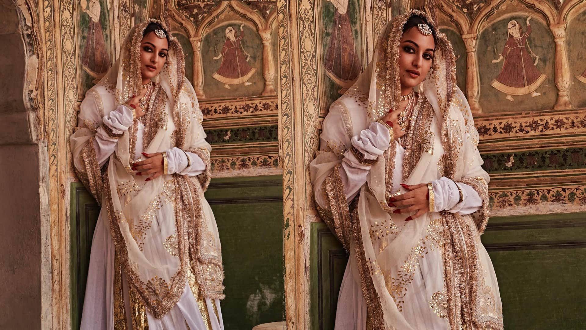 Sonakshi Sinha Festive Look Check out Photos Wearing Beautiful Ethnic Outfit