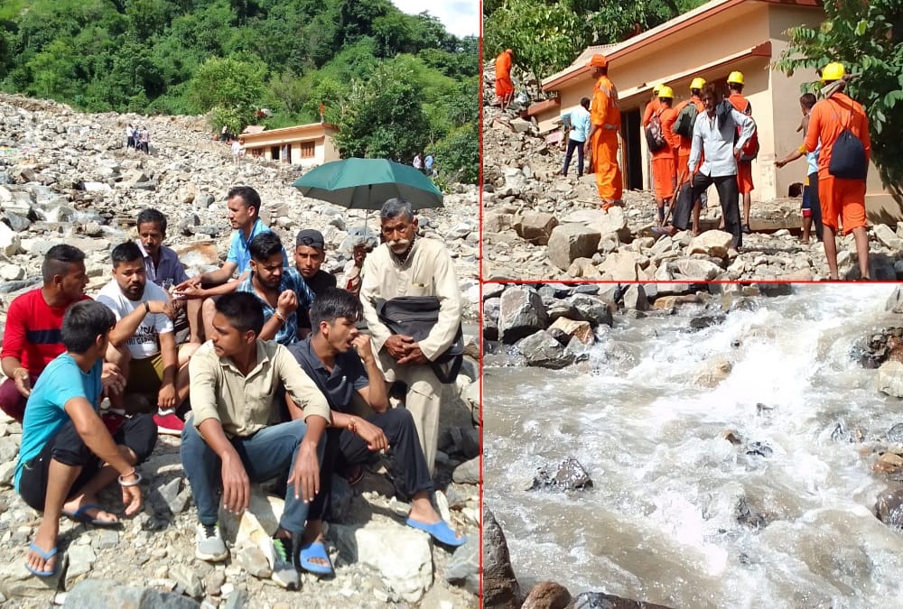 Extreme rainfall in dehradun: Five people may buried under collapsed double storey house