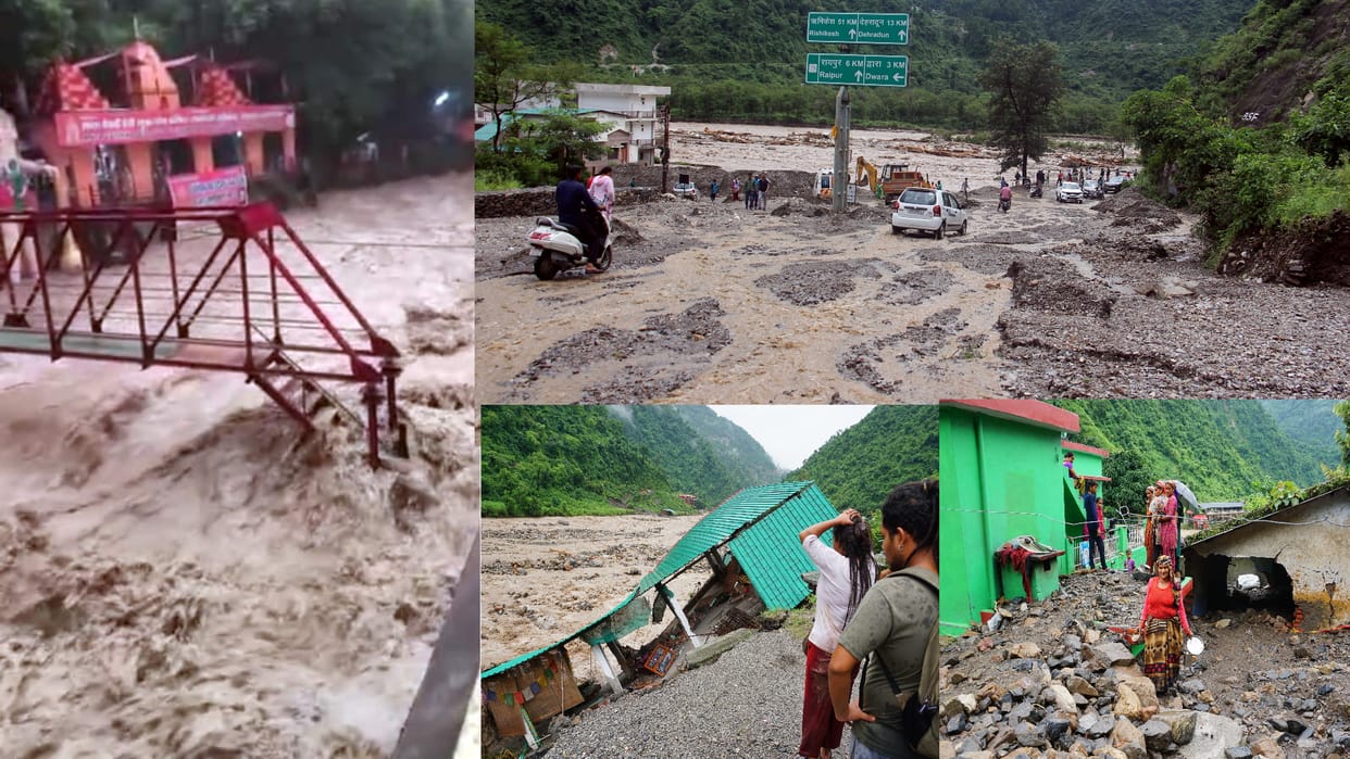 Cloudburst In Uttarakhand Dehradun Maldevta Buried alive Four people