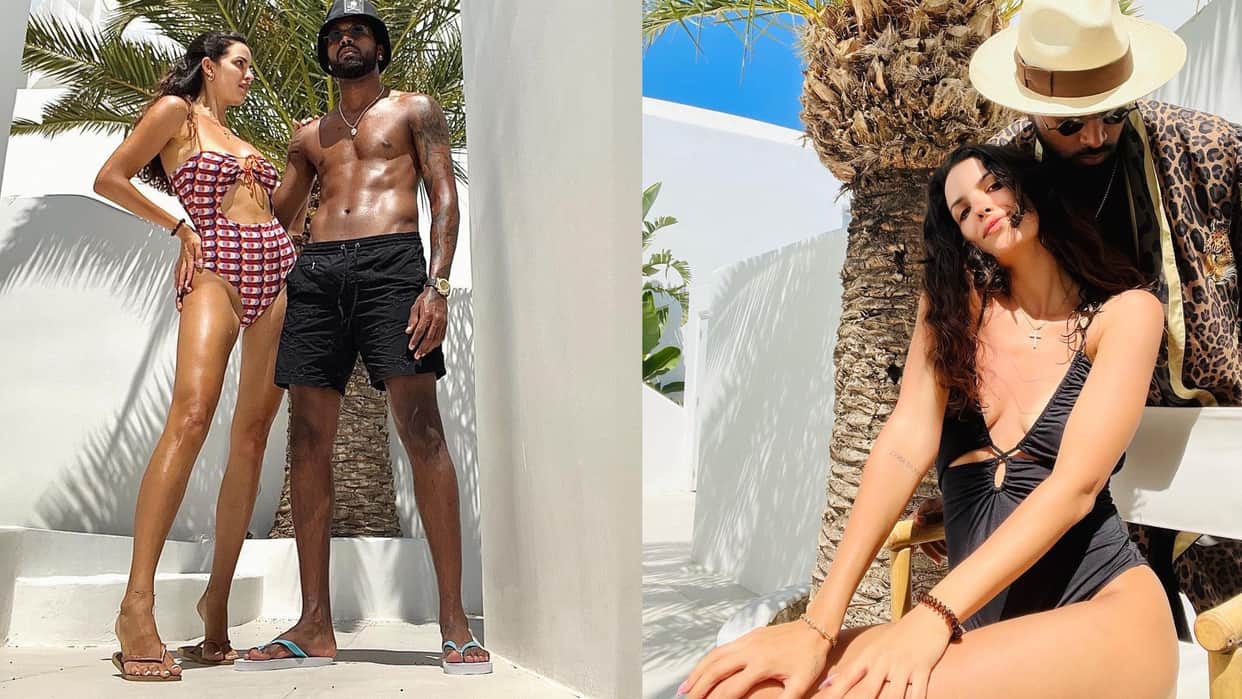 Indian Cricketer Hardik Pandya Shares Glamorous photos with natasa stankovic