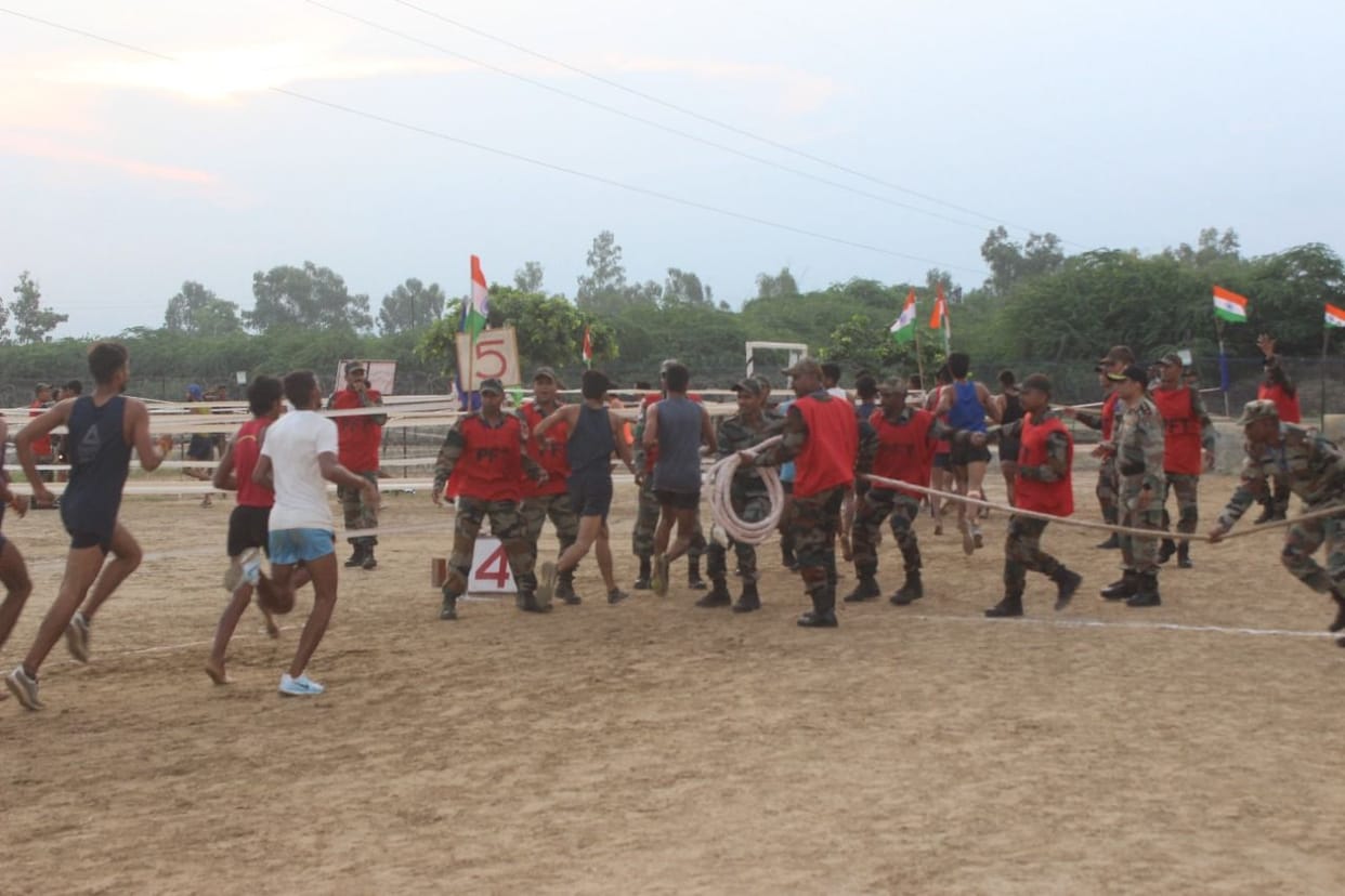 Agniveer: 2300 youths of Hisar, Jind, Fatehabad and Sirsa ran