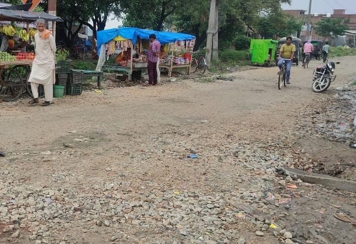 road construction incomplete, troublesome