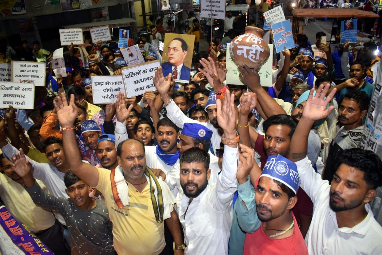 Outrage over the murder of a Dalit student after drinking water from a pot in Rajasthan