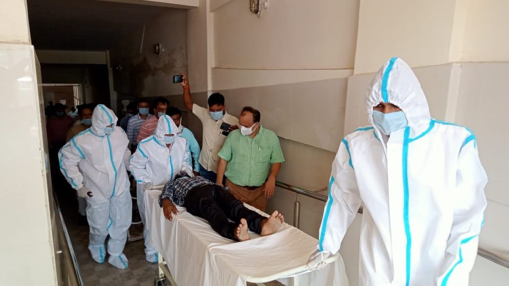 nodal officer inspected covid management