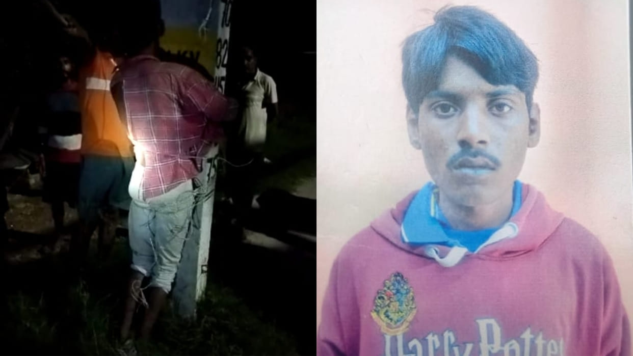 Young man brutally beaten up by tying him to a pole In Sonipat, died