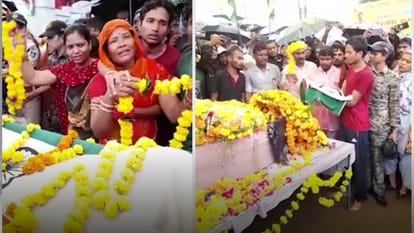 Madhya Pradesh: The funeral of the martyr of Mandla, the state government will give one crore honor fund