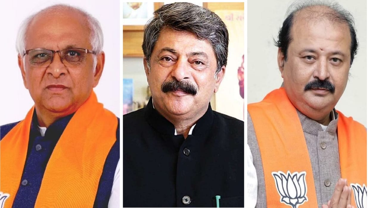 Big change in Gujarat cabinet these departments were taken back from Rajendra Trivedi and Purnesh Modi