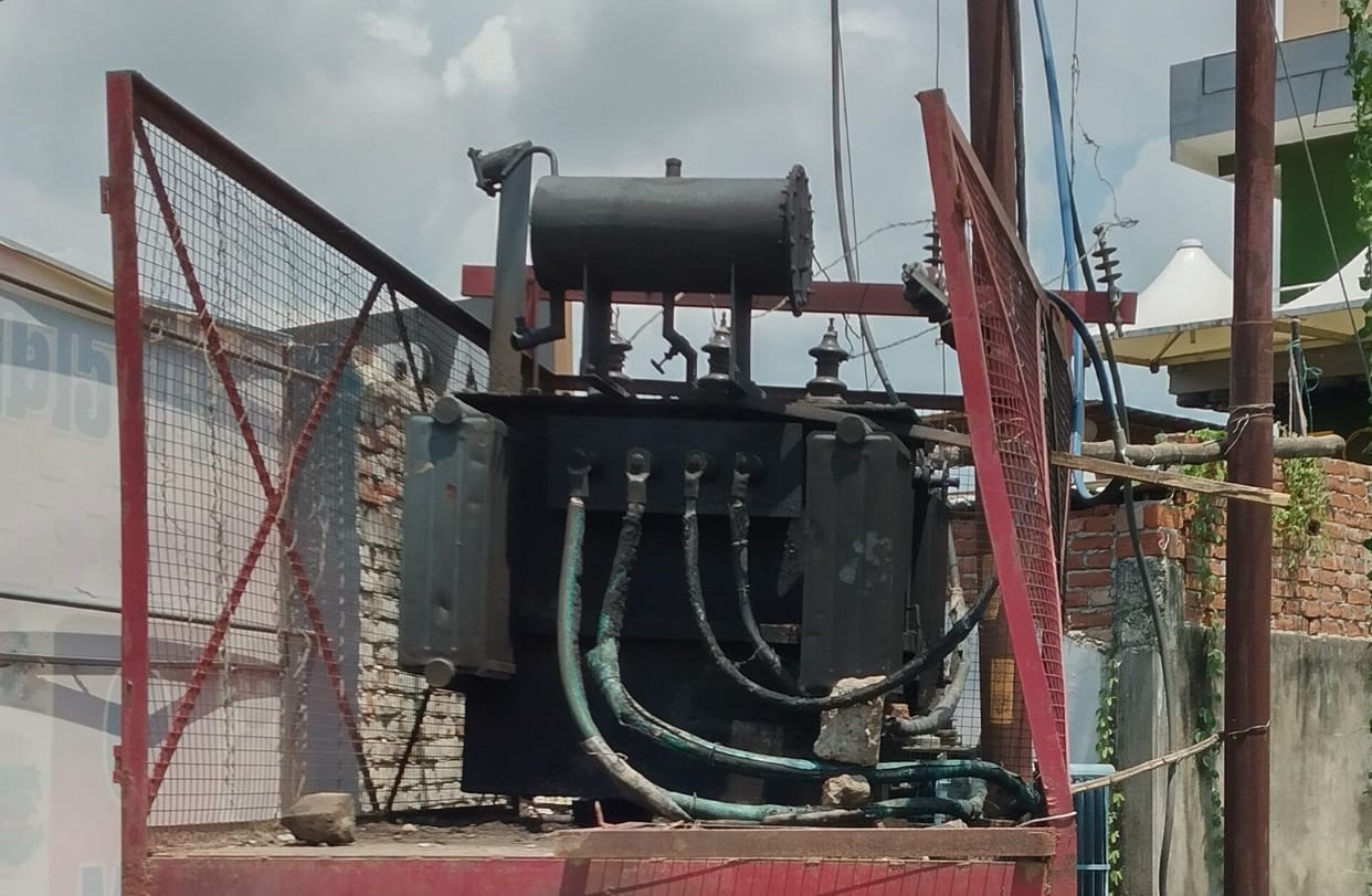 two mobile transformer attached