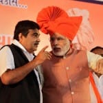 Nitin Gadkari with PM Narendra Modi