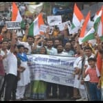 आंबेडकर अनुयायियों ने किया प्रदर्शन