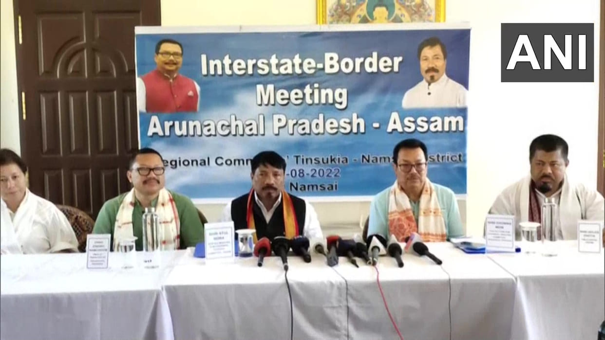 Arunachal Pradesh Deputy CM Chowna Mein Assam Minister Atul Bora held meeting over border issue Namsai