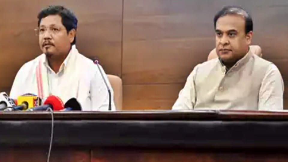 Assam, Meghalaya resolve to settle border disputes at remaining six sites