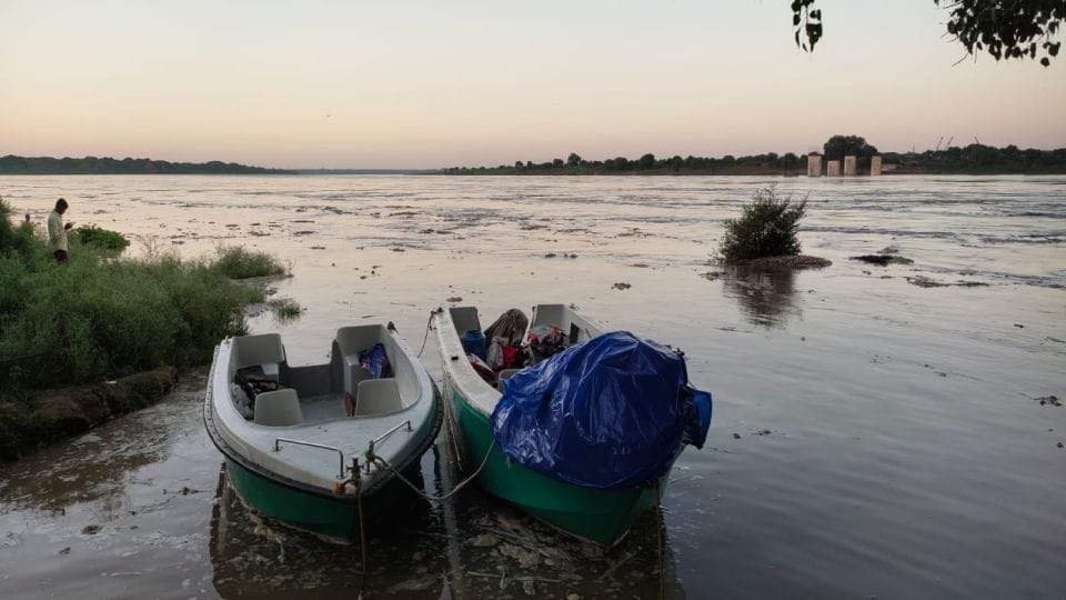 Flood Alert amid rising water level of the Chambal river in Agra District