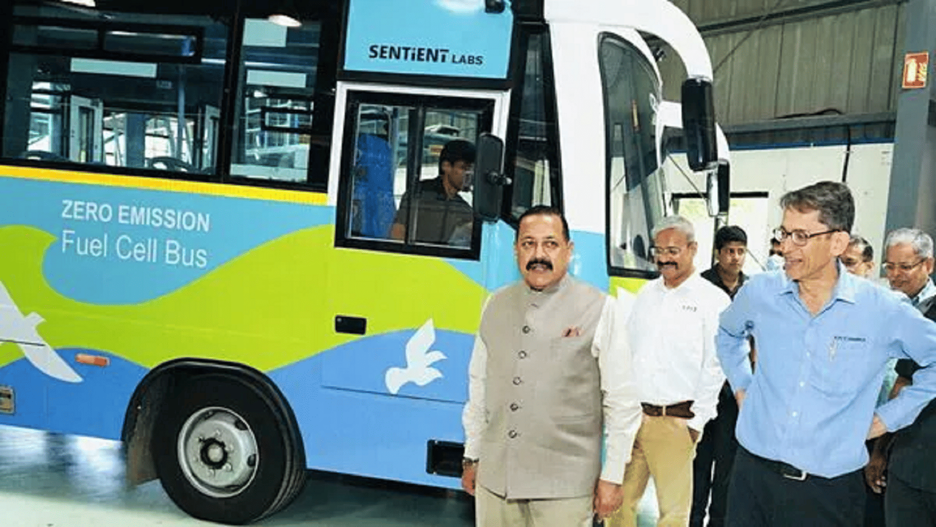 Jitendra Singh launches India’s first indigenously developed Hydrogen Fuel Cell Bus developed by KPIT-CSIR