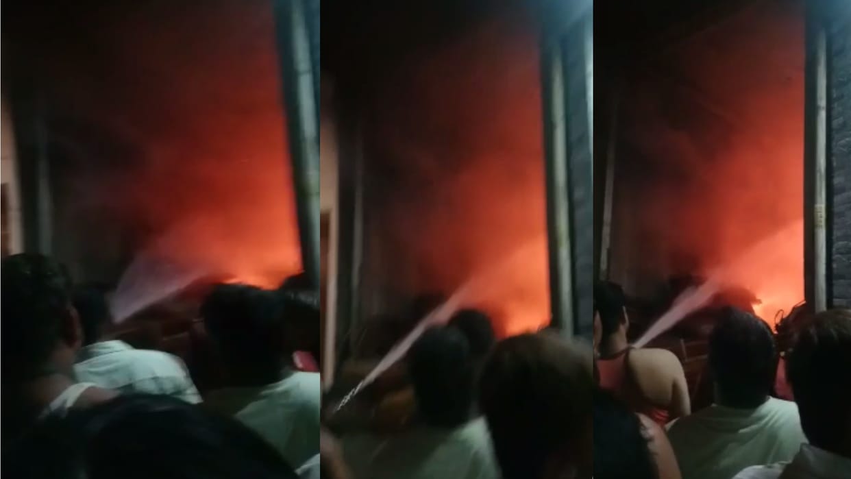 Ghaziabad Fire A fire broke out in a tent warehouse in Ghaziabad
