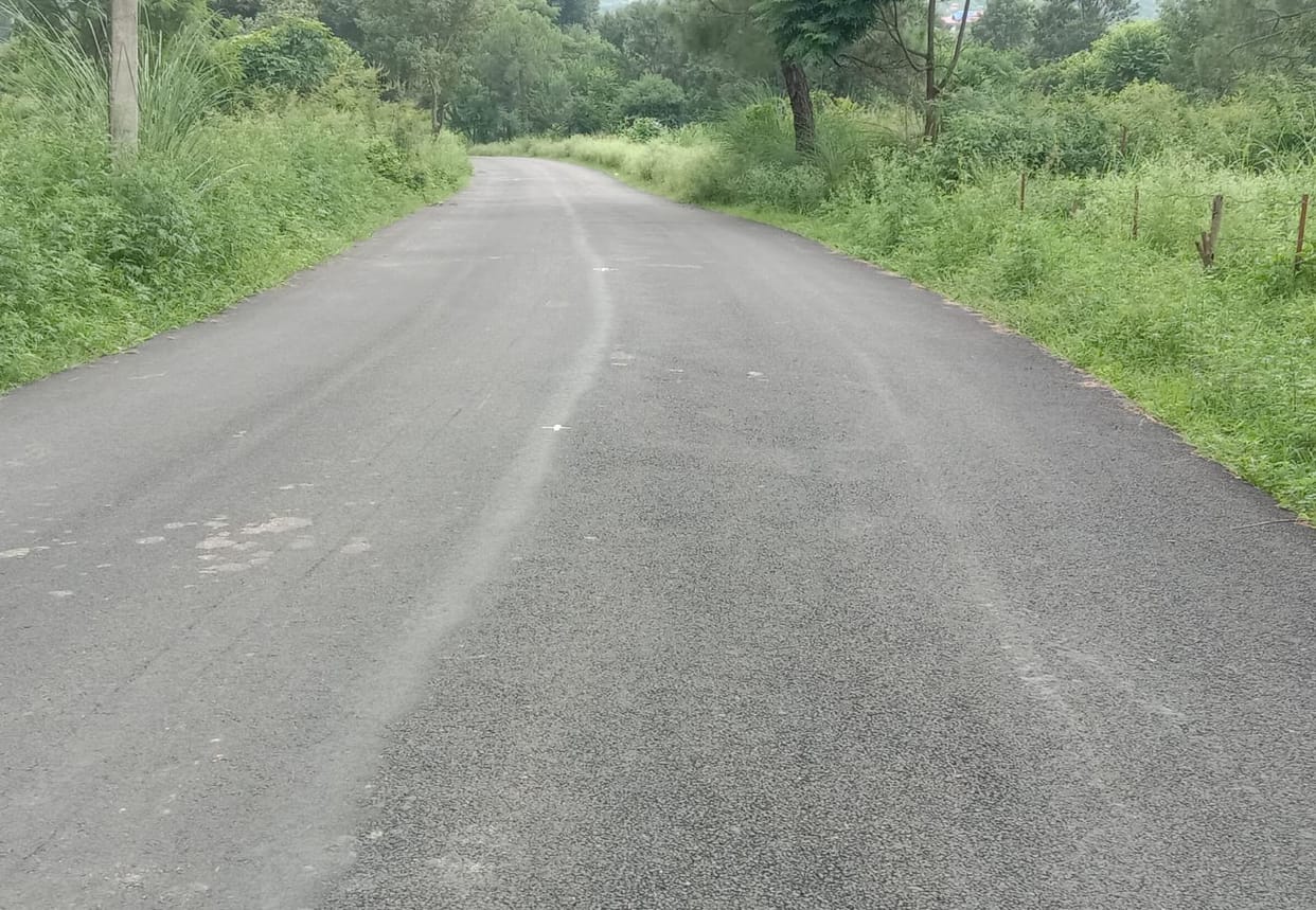 samoh thuran road upgrade work on progress