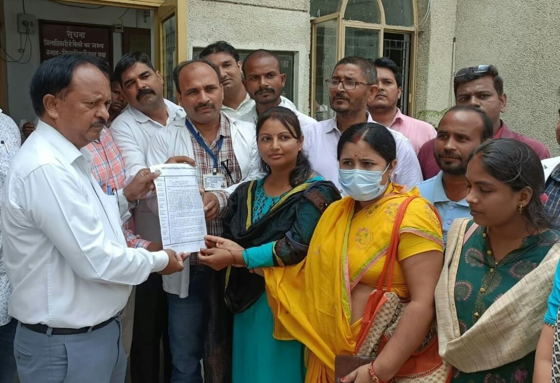 contractual employees agitated