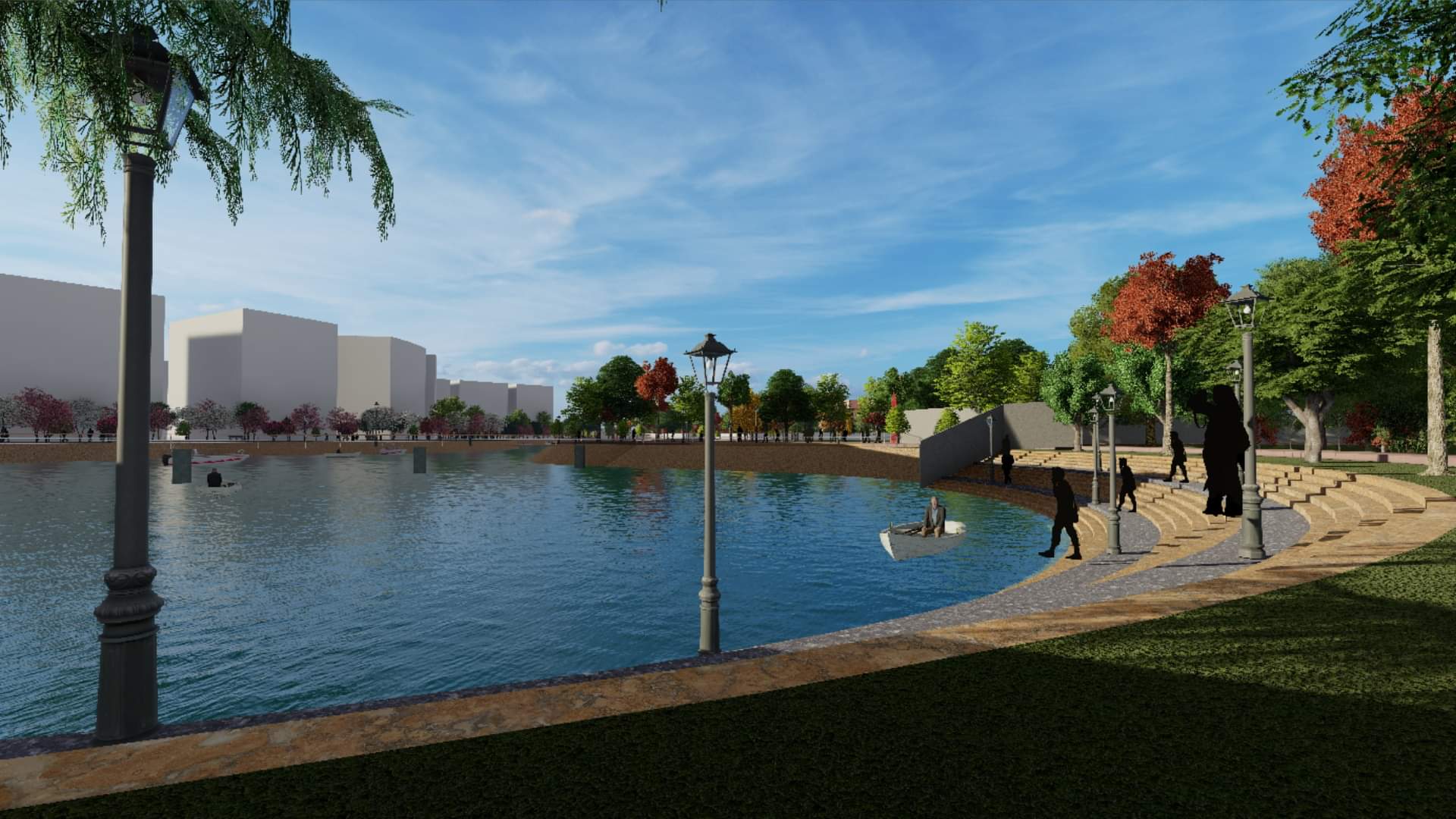 रामगढ़ताल वॉटर बाडी ले आउट।