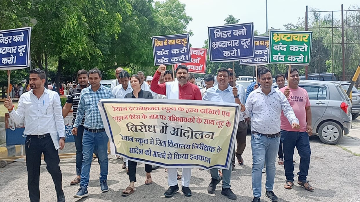 Parents protest due to lack of action against Ryan School in Noida