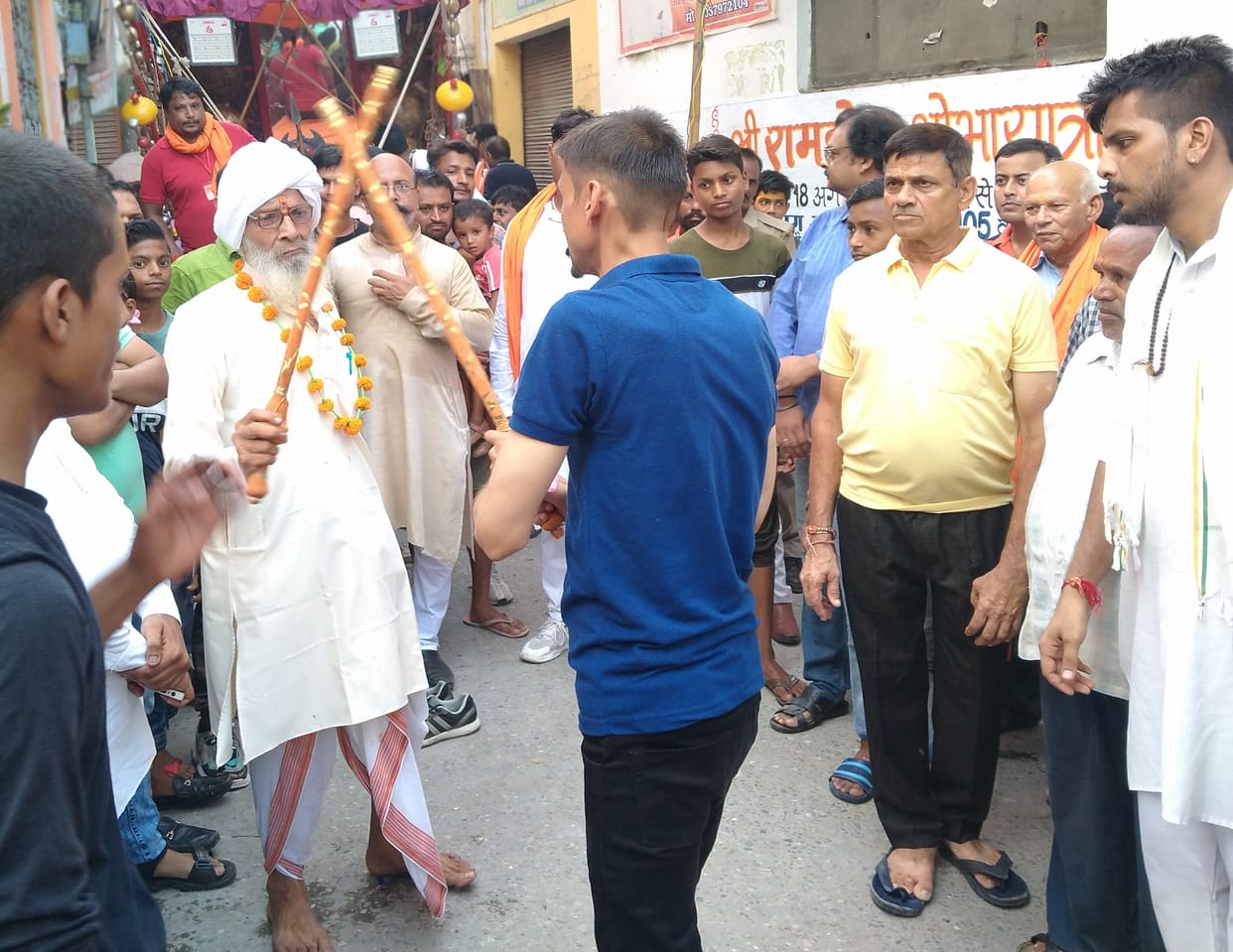 Ramdol procession taken out with pomp in Dhampur