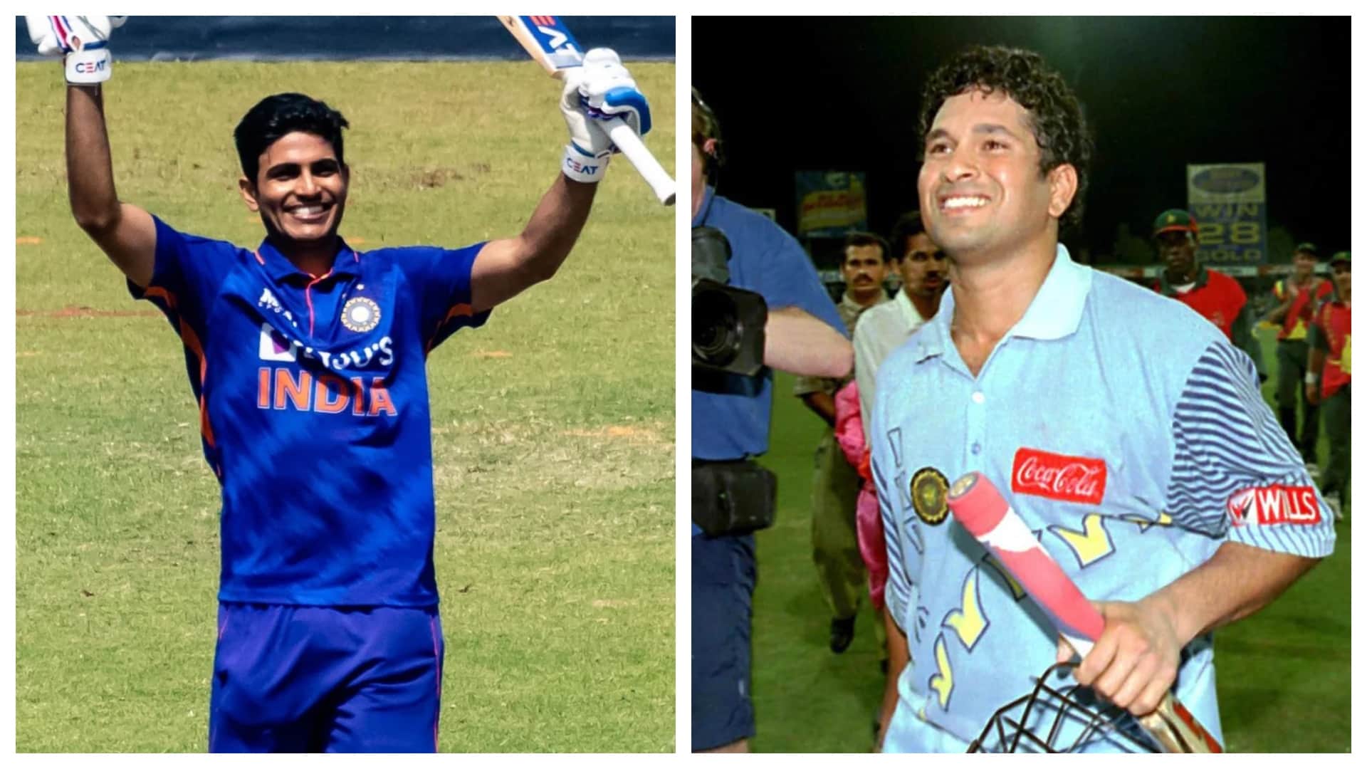 IND vs ZIM ODI Shubman Gill breaks Sachin Tendulkar 24 year old record join Rohit Sharma KL Rahul special club