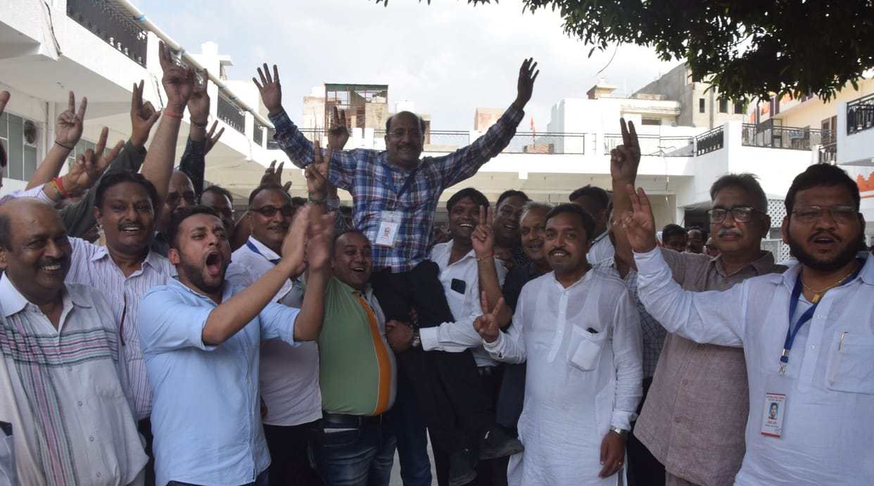 Deepak Jain became the new head of Jain Sabha by taking 42 votes out of 65