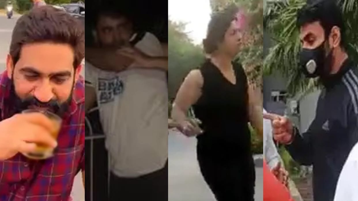 Viral video BJP leader beaten by his wife with slippers, abusive woman viral