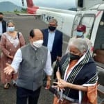 कोहिमा में केंद्रीय वित्त मंत्री निर्मला सीतारमण।