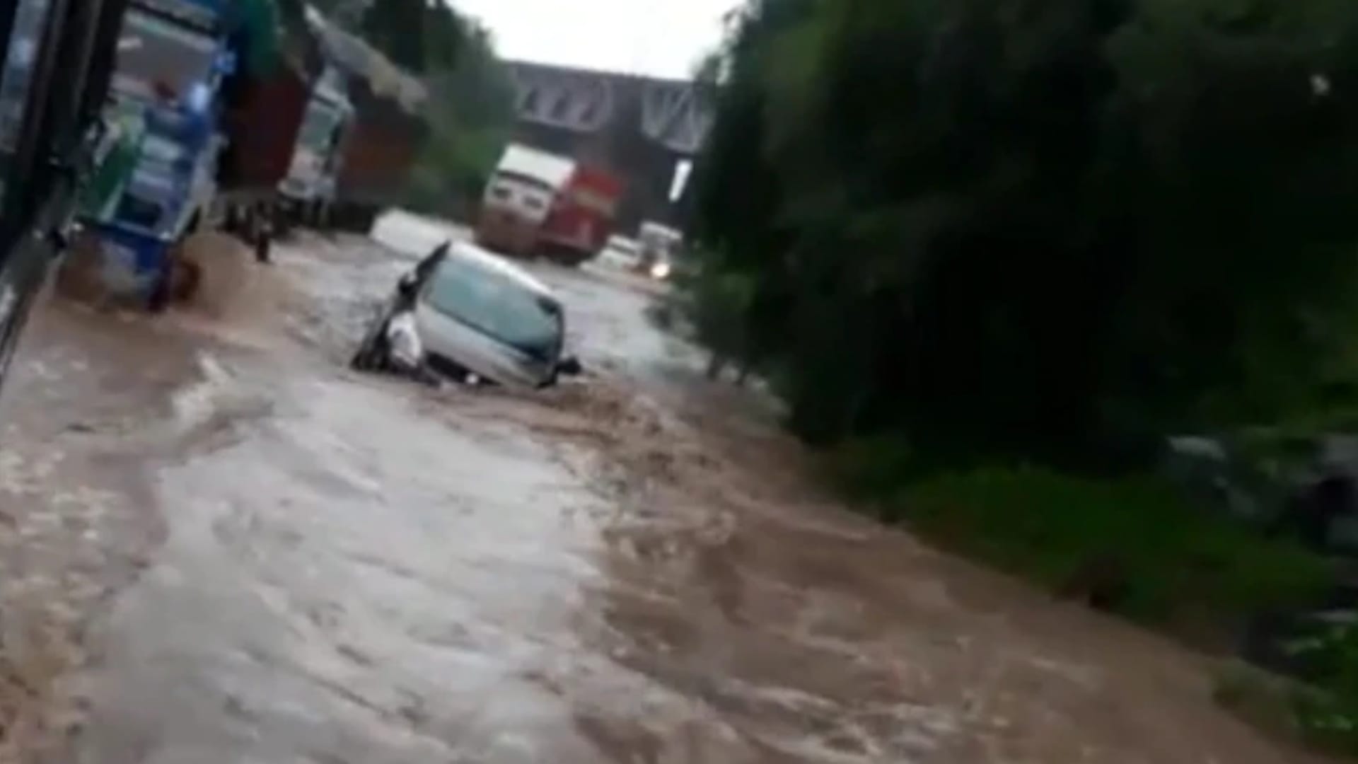 heavy rain in Kota division flood situation water logged in village