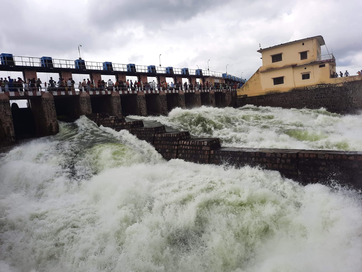 matatila dam flow over
