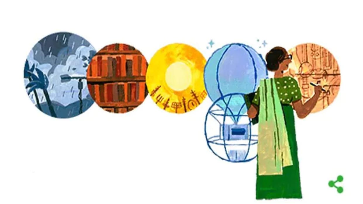 Google Doodle Celebrates Physicist and Meteorologist Anna Mani’s 104TH Birth Anniversary News in Hindi