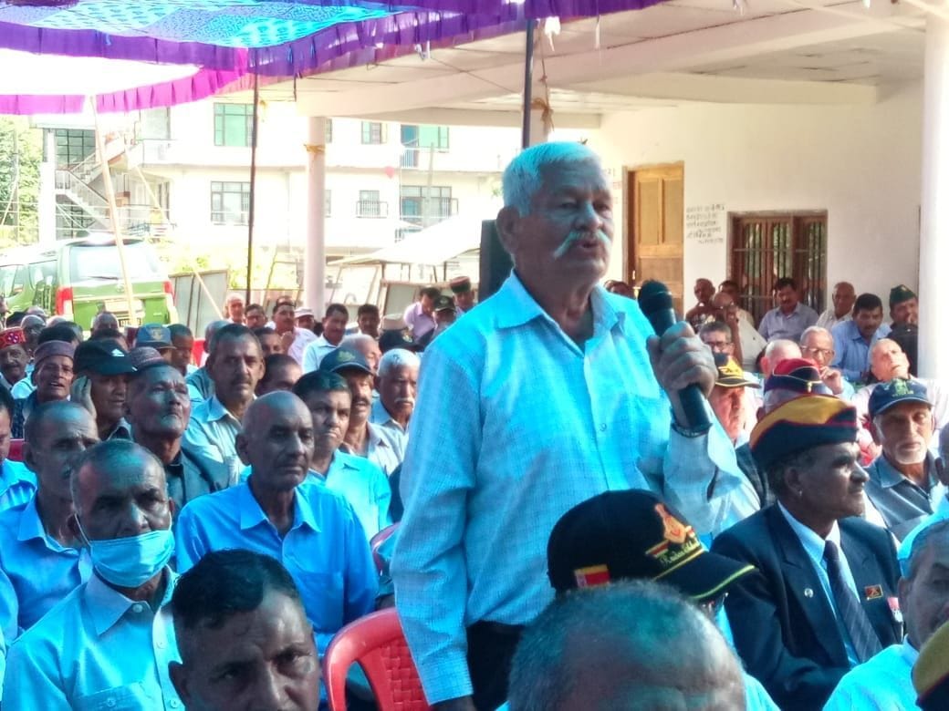 mandi news himachal news Ex-servicemen showered on incomplete facilities at ECH in Jogindernagar