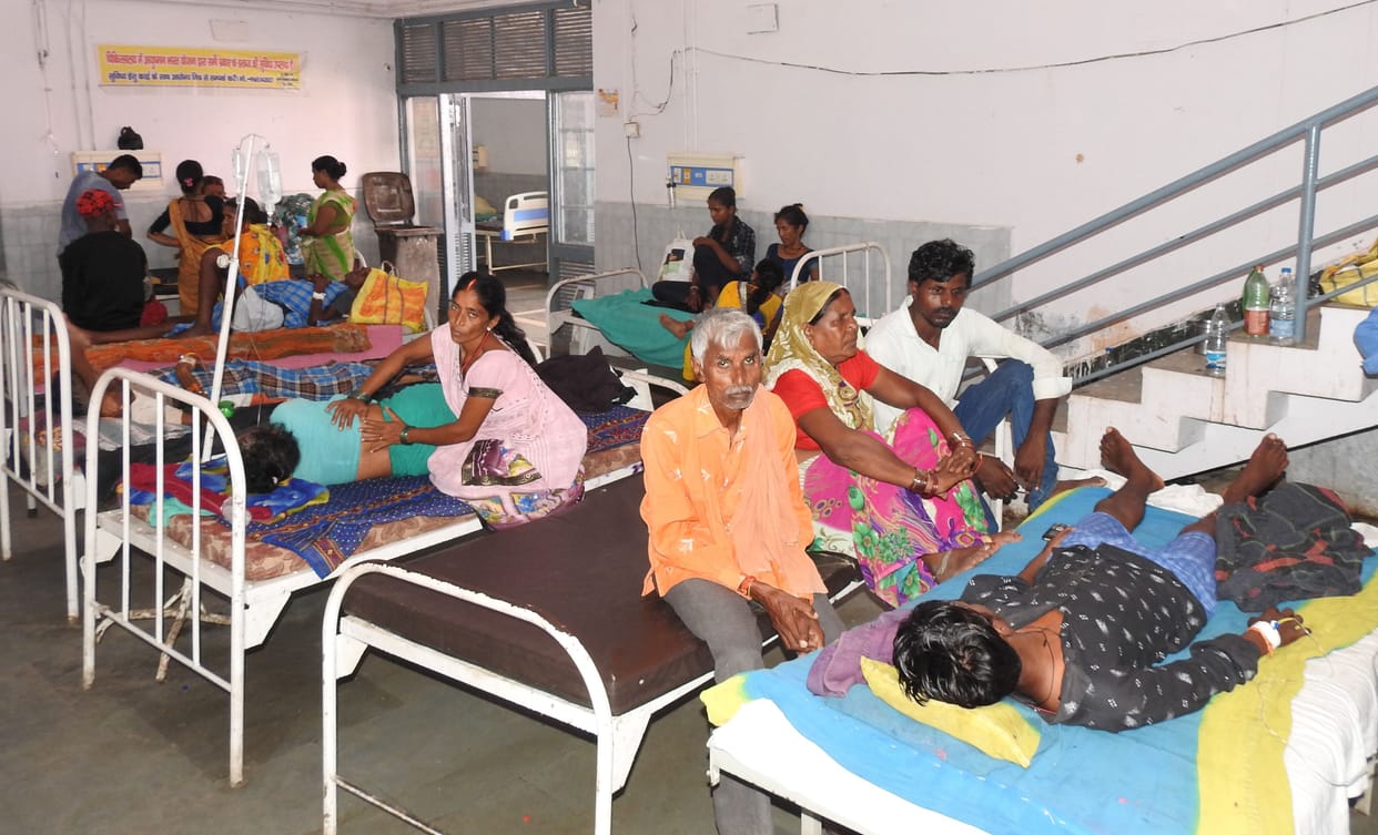 320 beds are in record, admission only on 130 beds