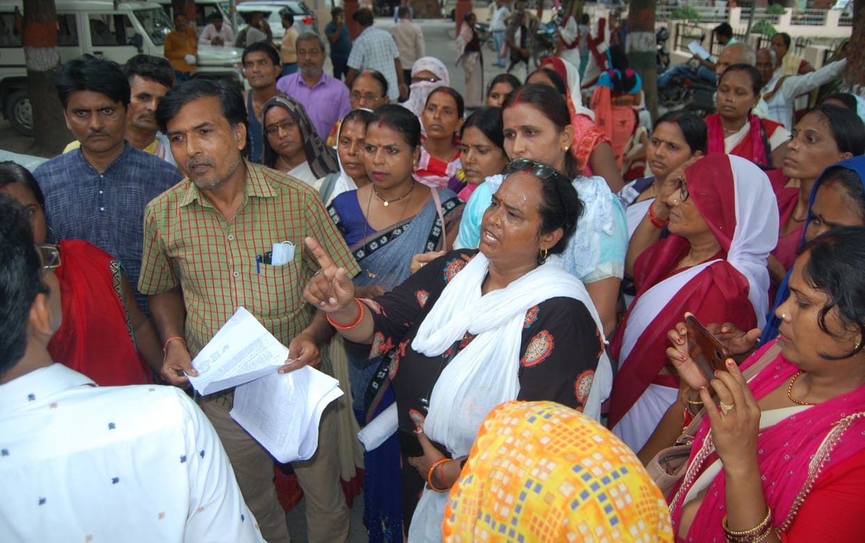 asha workers protest