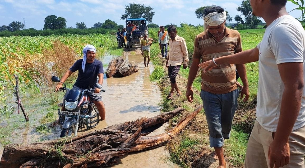 Flood outbreak due to the rise of Ganga, 40 villages of the district affected