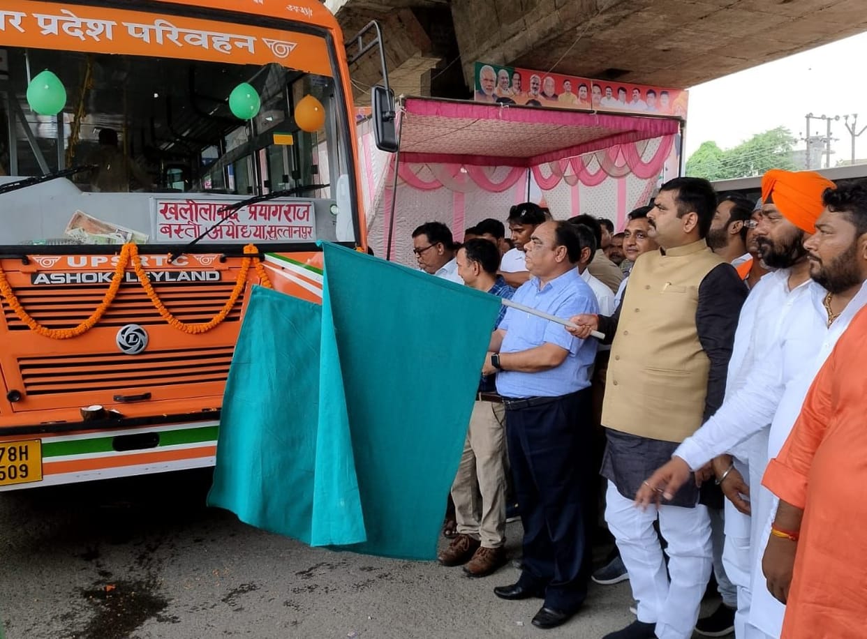 bus service start from prayagraj and varanasi