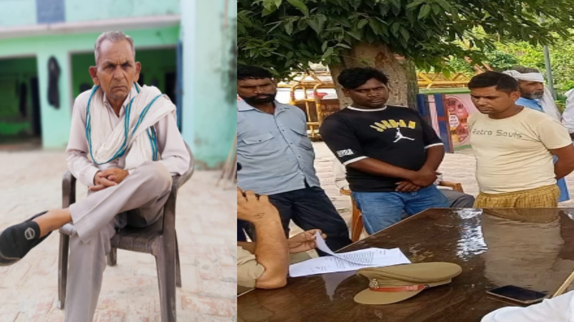 Murder: After killing the wart with a shovel, the nephew himself reached the police station