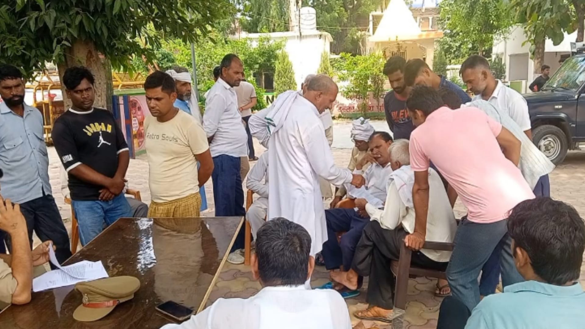 Murder: After killing the wart with a shovel, the nephew himself reached the police station
