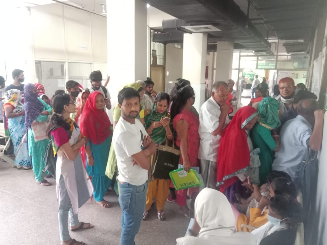 Viral outbreak increased, OPD of Civil Hospital reached 1600