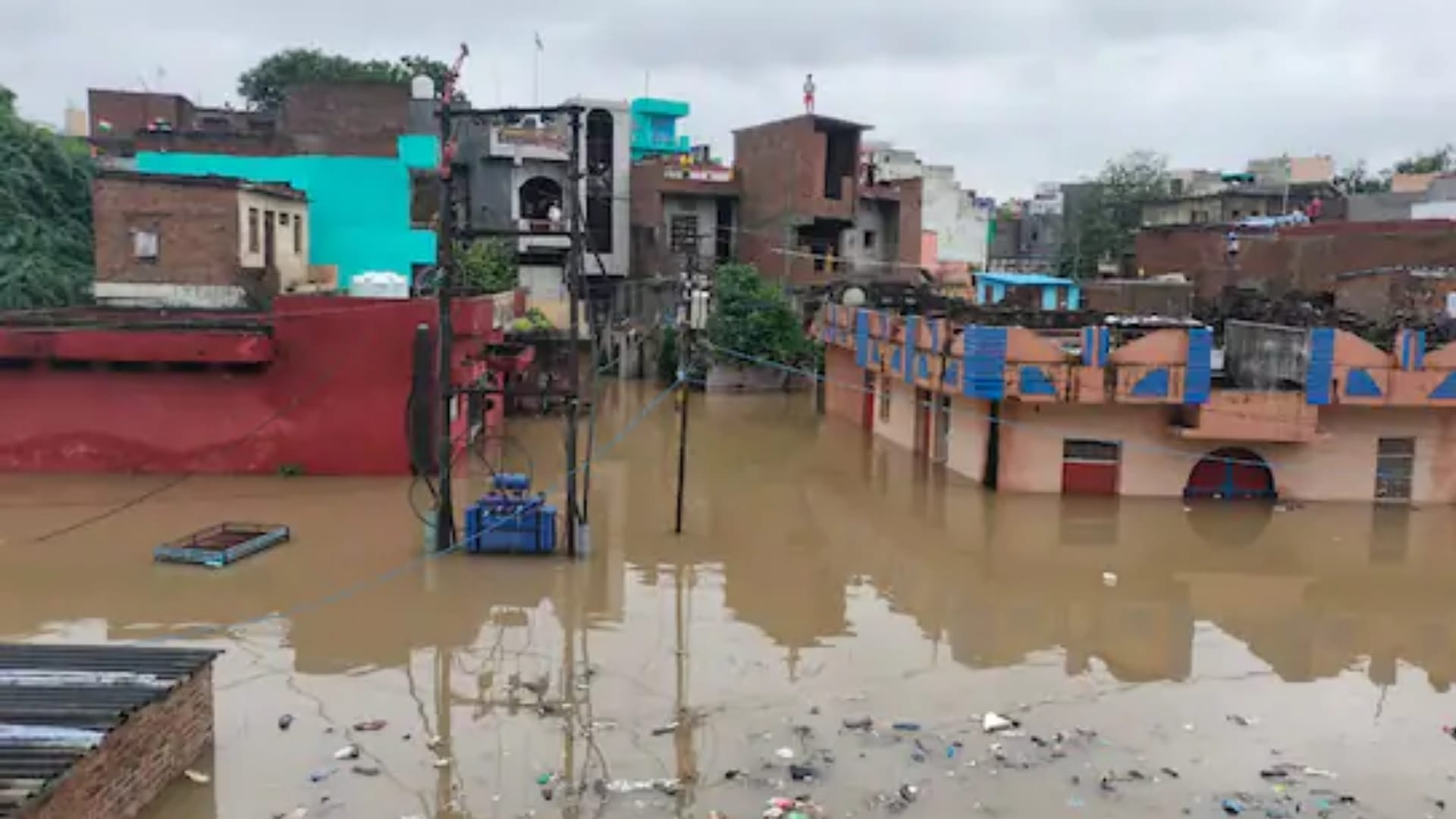heavy rain in Kota division flood situation water logged in village