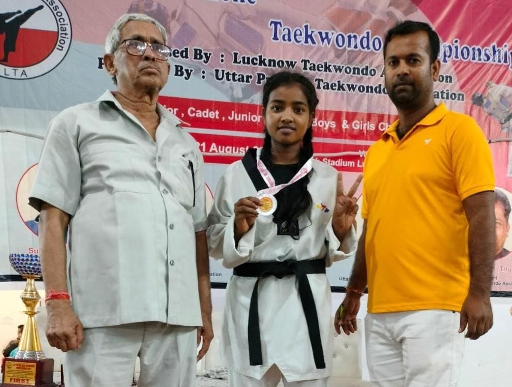 Sanchi won gold and Priya won silver medal