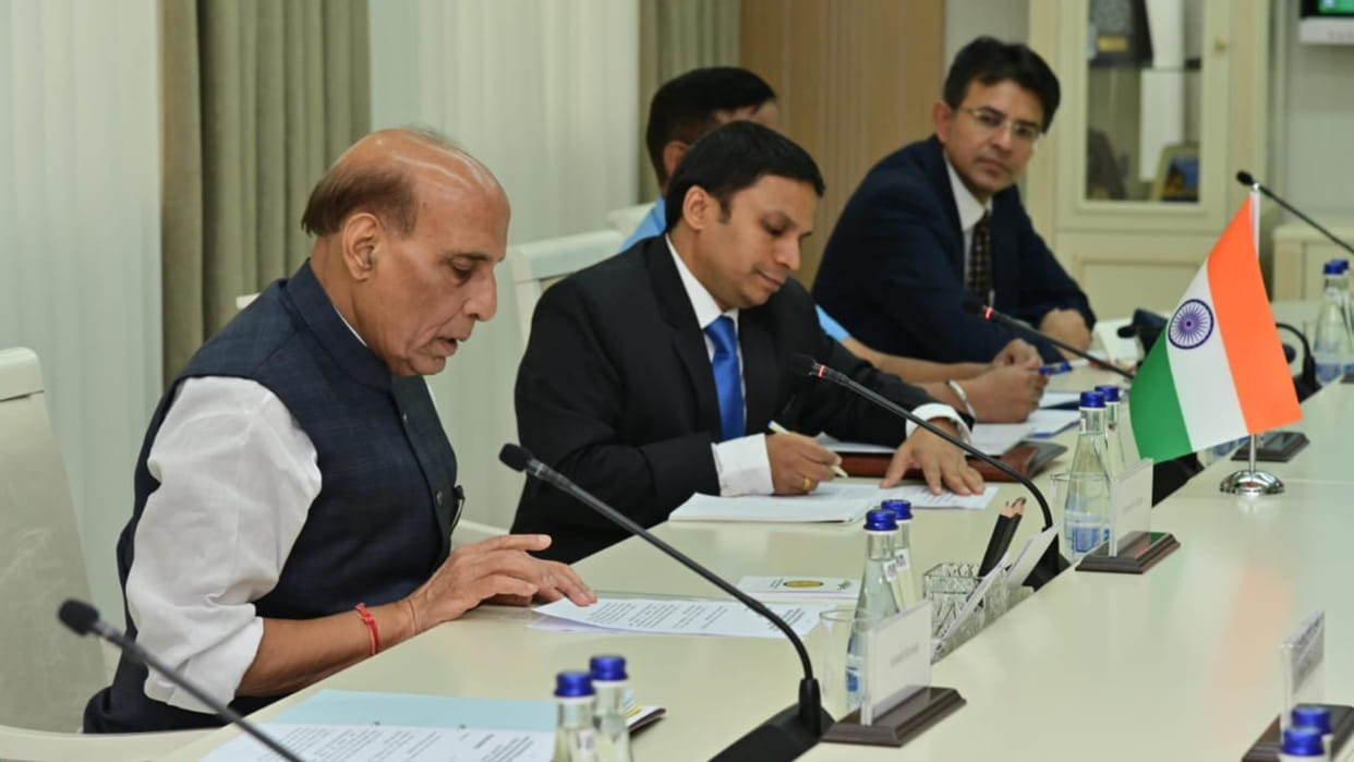 Defense Minister Rajnath Singh expressed concern over Ukraine crisis in Shanghai Cooperation Organization meet