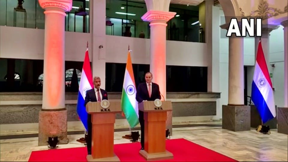 EAM S Jaishankar meets Paraguay Foreign Minister, discusses bilateral relations